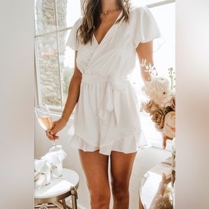 Show Me Your Mumu "Say I Do" Romper (Size Small)